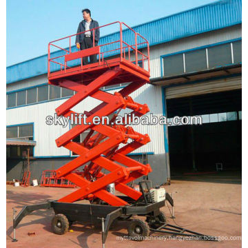 8m portable hydraulic scissor car lift